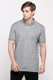 Textured Polo Shirt With Pocket