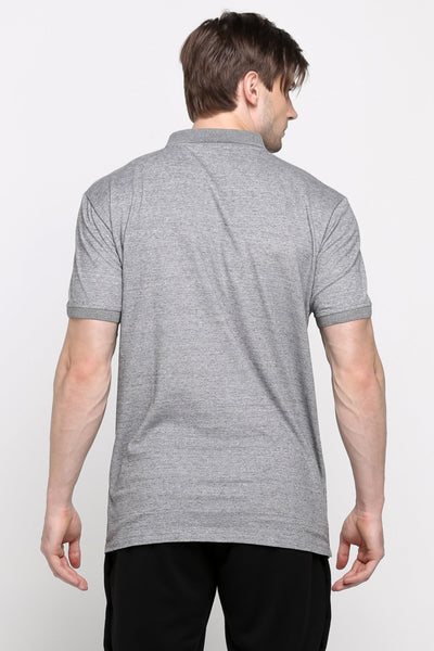 Textured Polo Shirt With Pocket