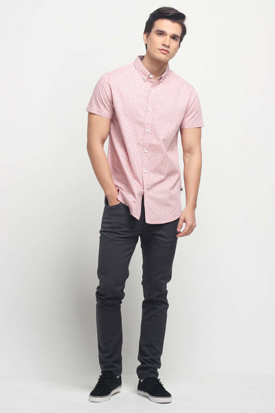 Poplin Shirt With All-Over Print