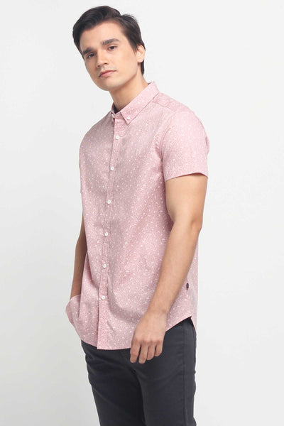 Poplin Shirt With All-Over Print