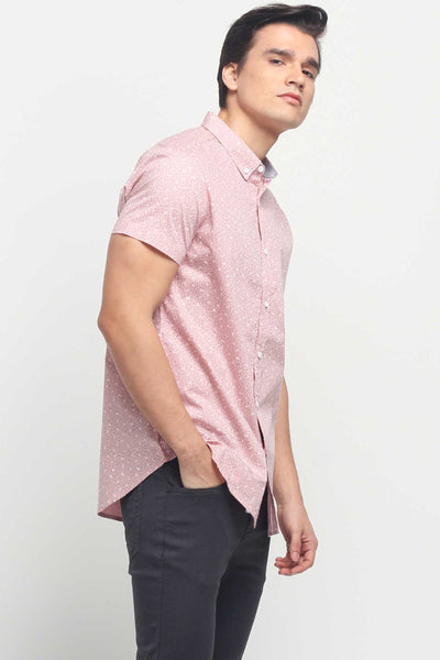 Poplin Shirt With All-Over Print