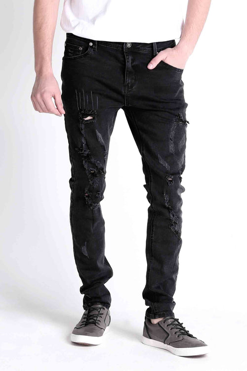 Skinny Fit Ripped Jeans
