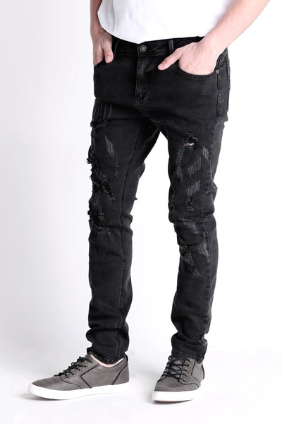 Skinny Fit Ripped Jeans
