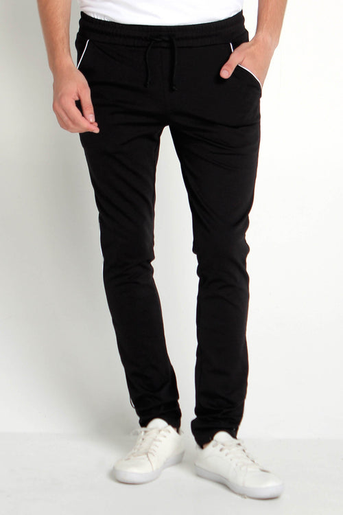 Mid Rise Trousers With Drawstring