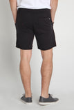 Regular Fit Knit Shorts With Raw Edge Effect