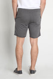 Regular Fit Knit Shorts With Raw Edge Effect
