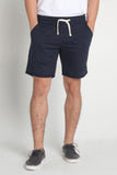 Regular Fit Knit Shorts With Raw Edge Effect