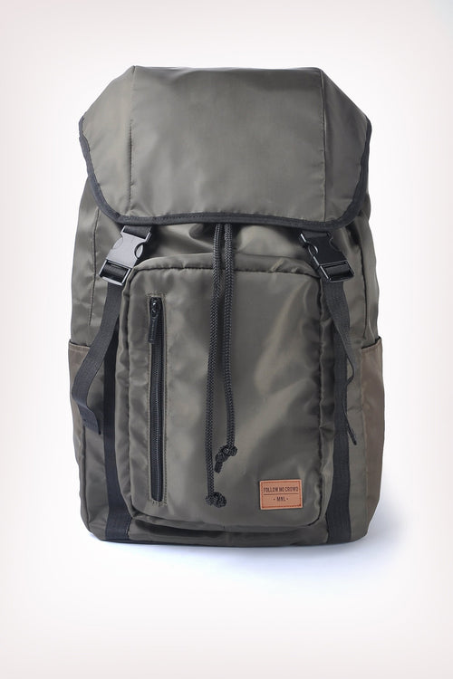 Nylon Backpack With Multiple Pockets
