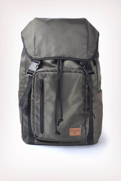 Nylon Backpack With Multiple Pockets