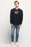 Relaxed Fit Pullover With Graphic Print
