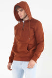 French Terry Hoodie With Zipper Detail