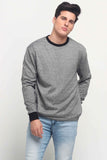 Relaxed Fit Pullover With Cut & Sew Panel