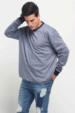 Relaxed Fit Pullover With Cut & Sew Panel