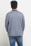 Relaxed Fit Pullover With Cut & Sew Panel