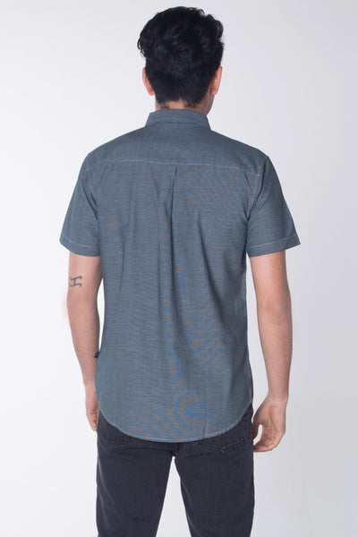Poplin Shirt With Button-Down Collar