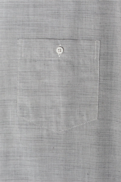 Men's Poplin Shirt With Pocket Detail