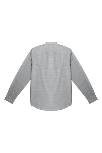 Men's Poplin Shirt With Pocket Detail