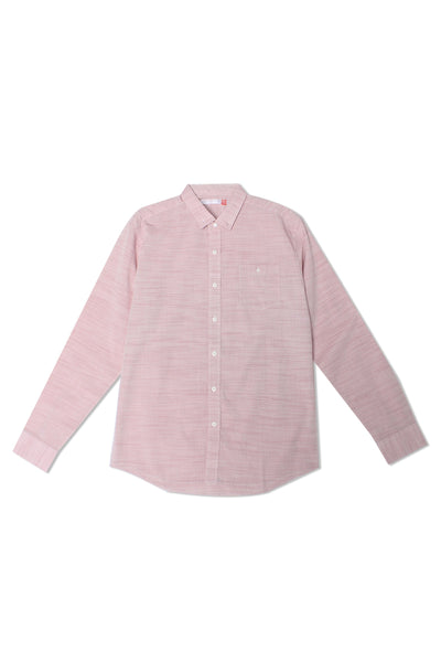 Men's Poplin Shirt With Pocket Detail