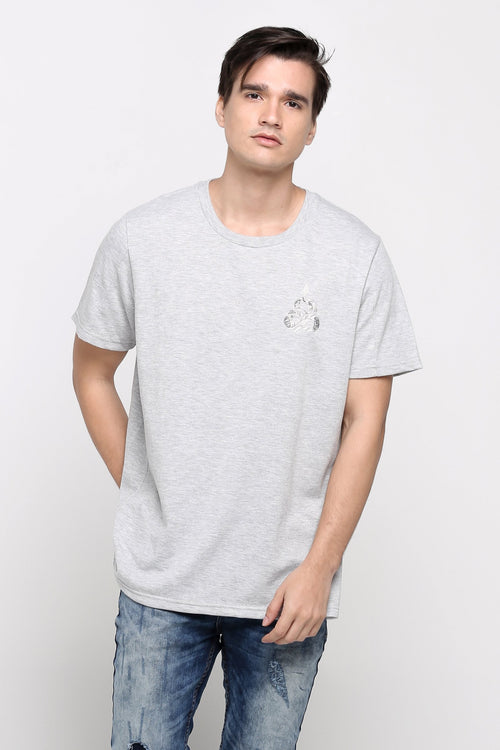 Oversized Tee With Embroidery