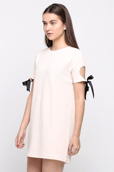 T-Shirt Dress With Lace Trim