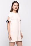 T-Shirt Dress With Lace Trim