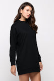 Sweater Dress With Back Keyhole Detail