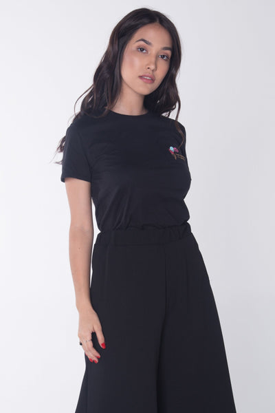Relaxed Fit Tee With Pocket Detail