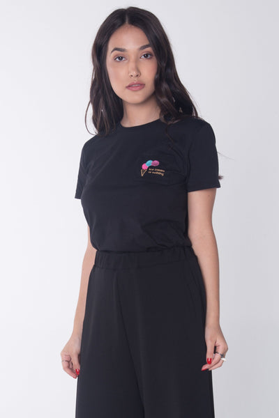 Relaxed Fit Tee With Pocket Detail