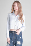 Poplin Shirt With Button-Down Collar