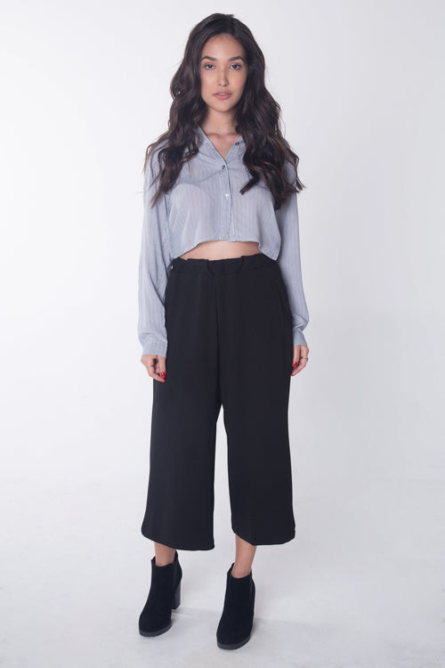 Poplin Shirt With Button-Down Collar