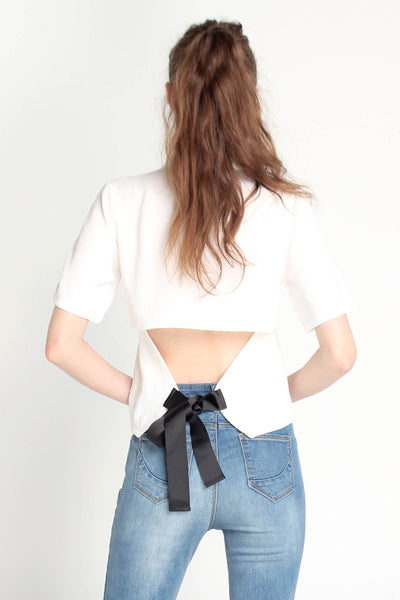 Crepe Shirt With Button-Down Collar
