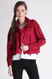 Twill Biker Jacket