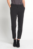 Striped Trousers With Elastic Waistband