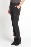 Striped Trousers With Elastic Waistband