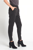 Striped Trousers With Elastic Waistband