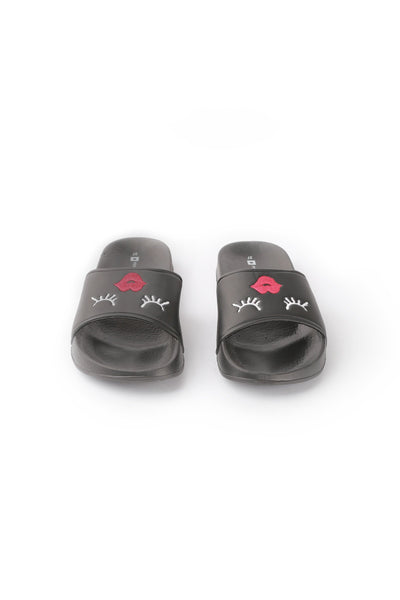 Ladies' Sliders With Embroidery