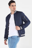 Varsity Jacket With Tipping
