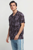 Poplin Shirt With All-Over Print
