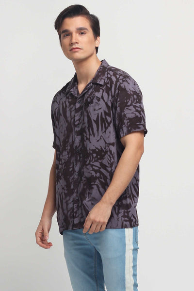 Poplin Shirt With All-Over Print