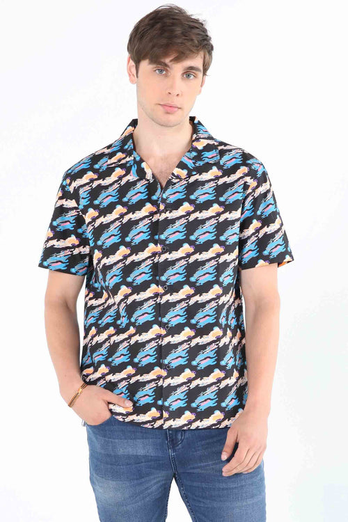 Resort Shirt With All-Over Print