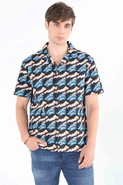 Resort Shirt With All-Over Print