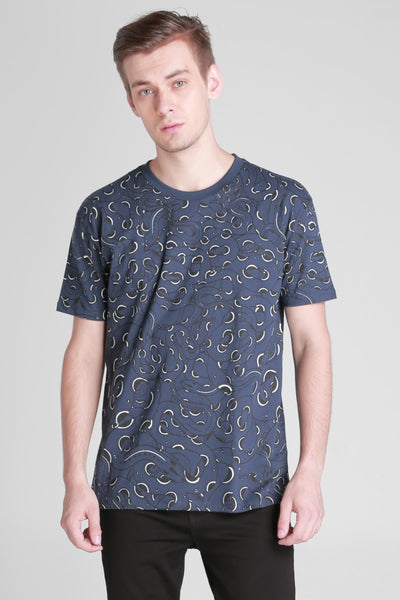 Relaxed Fit Tee With All-Over Print