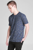 Relaxed Fit Tee With All-Over Print