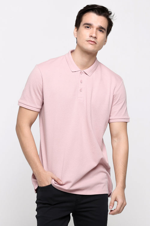 Textured Polo Shirt