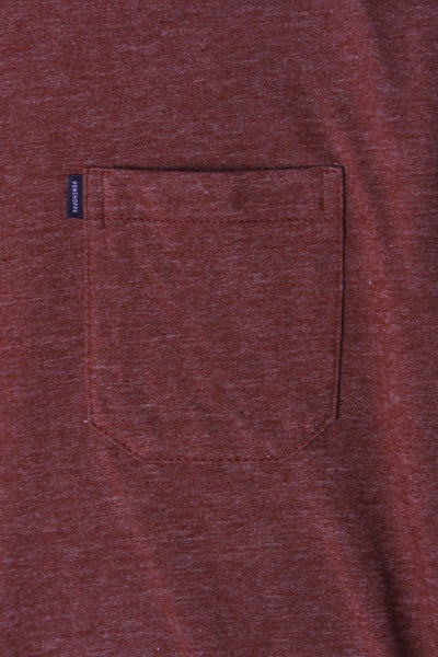 Semi Fit Long Sleeves Tee With Pocket Detail