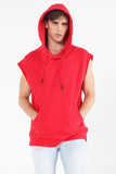 Relaxed Fit Hoodie With Raw Edge Effect