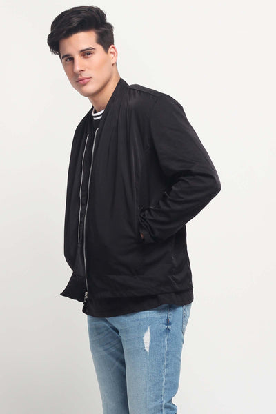 Textured Kimono With Zipper Detail