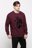 Relaxed Fit Pullover With Embroidery