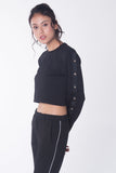 Fitted Tee With Keyhole Detail