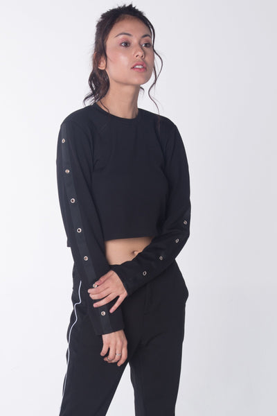 Fitted Tee With Keyhole Detail